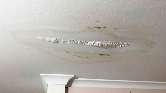 ceiling water damage perth