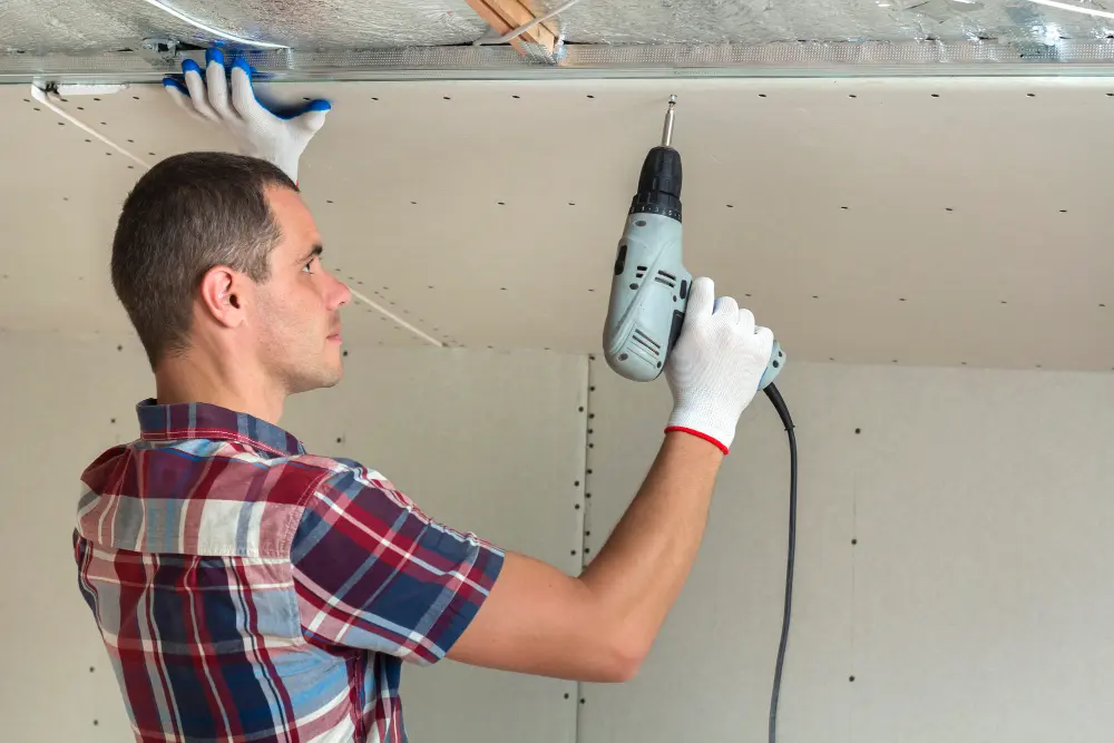 man repairing ceiling #2